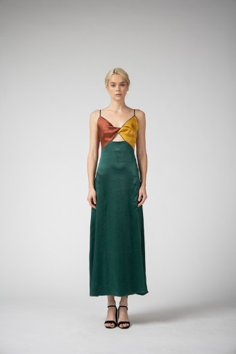Babetique Envy Me Satin Maxi #0 default Green thumbnail