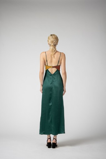 Babetique Envy Me Satin Maxi #1 default Green thumbnail