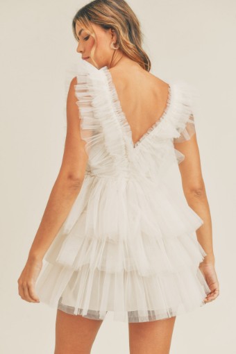Babetique Sweet Dreams Mini Dress #1 default Cream thumbnail