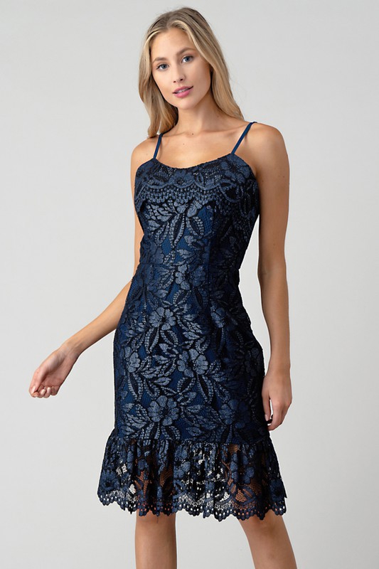 Babetique Midnight Lace Dress Default Thumbnail Image