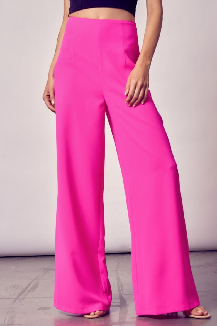 Babetique Step Out Straight Pants Default Thumbnail Image
