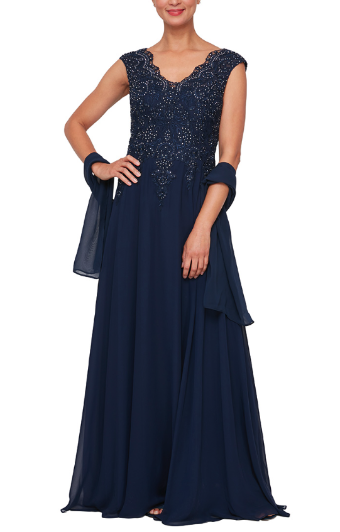 Alex Evenings Style #81701026 #0 default Navy thumbnail