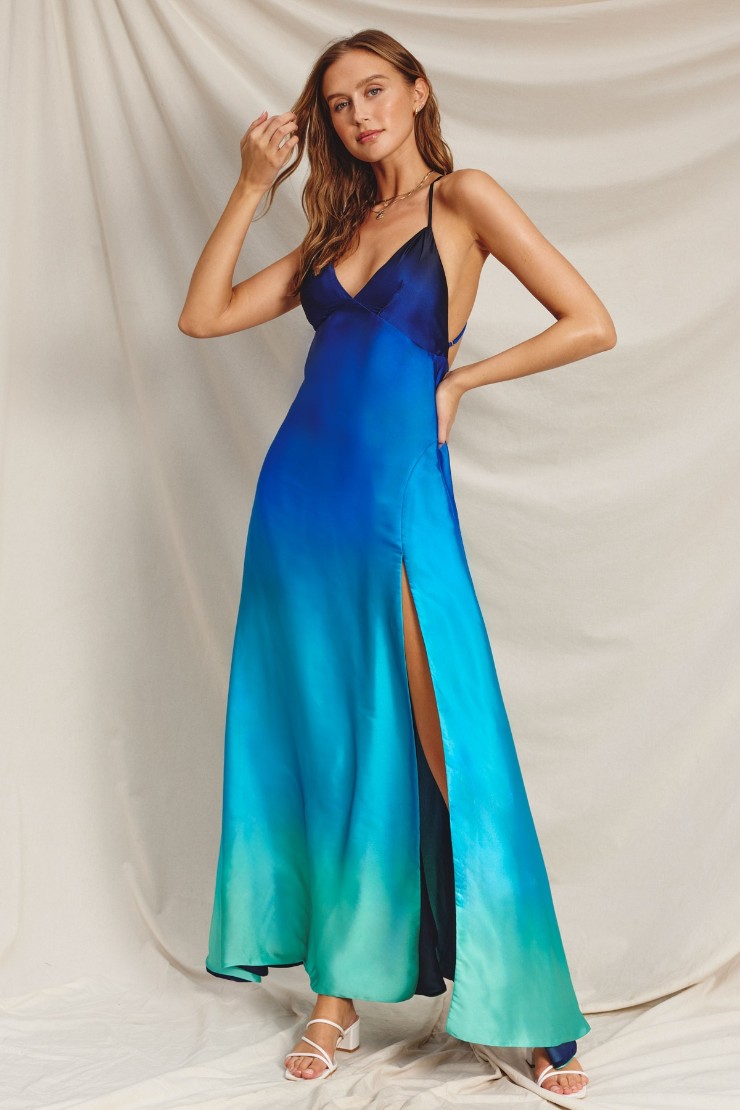 Babetique Radient Ombre Maxi Dress Default Thumbnail Image