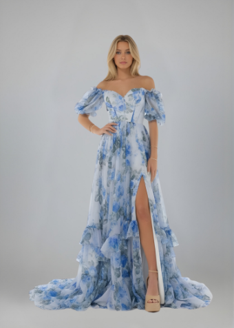 All The Rage Exclusives RF-22100 #5 Blue Floral thumbnail