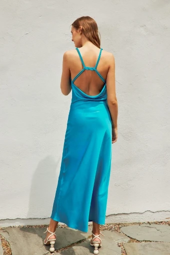 Babetique Going Out Twisted Maxi #1 default Sea Blue thumbnail