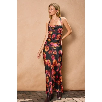 Babetique Nightfall Bloom Maxi #0 default Black Print thumbnail