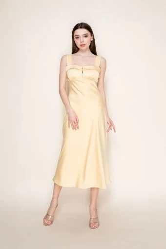 Babetique Shelia Dress #6 Light Yellow thumbnail