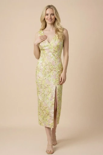 Babetique Citrus Summer Midi #0 default Lime Print thumbnail