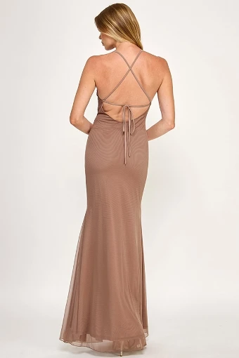Vintage Vine Dress #7 Ash Brown thumbnail
