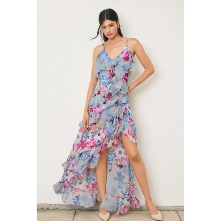 Garden Promenade Ruffle Dress Default Thumbnail Image