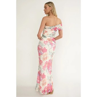 Island Maxi One Shoulder Dress #3 Pink Multi thumbnail