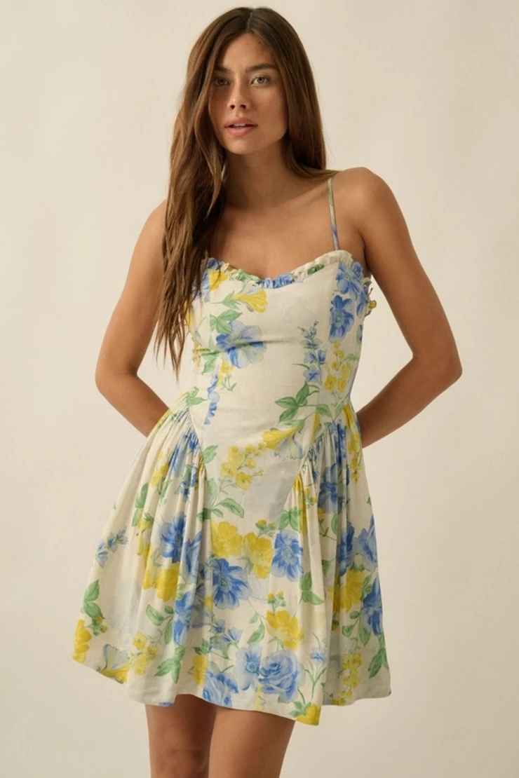 Lemon Drop Mini Dress Default Thumbnail Image