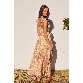 Probably Should Corset Flutter Dress #1 Pink Multi thumbnail