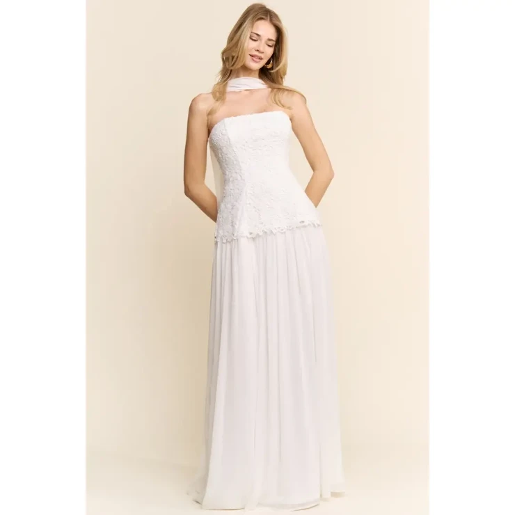 Eloise Lace Scarf Dress Default Thumbnail Image