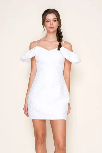 Kayla Grad Dress #0 default Ivory thumbnail