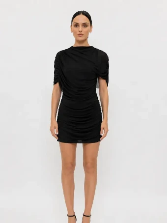 Asymmetric Cape Ruch Mini #0 default Black thumbnail