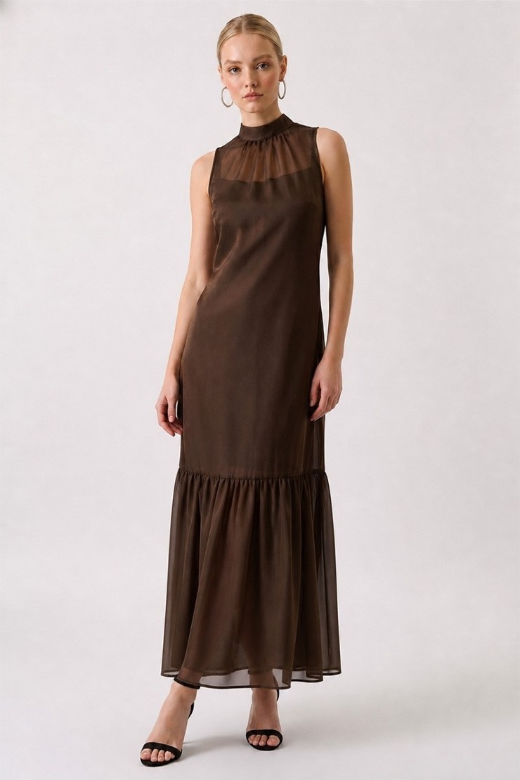 Odette Mock Neck Maxi Default Thumbnail Image