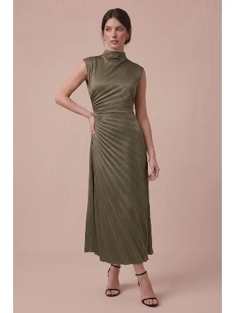 Molly Mock Neck Dress #0 default Olive thumbnail
