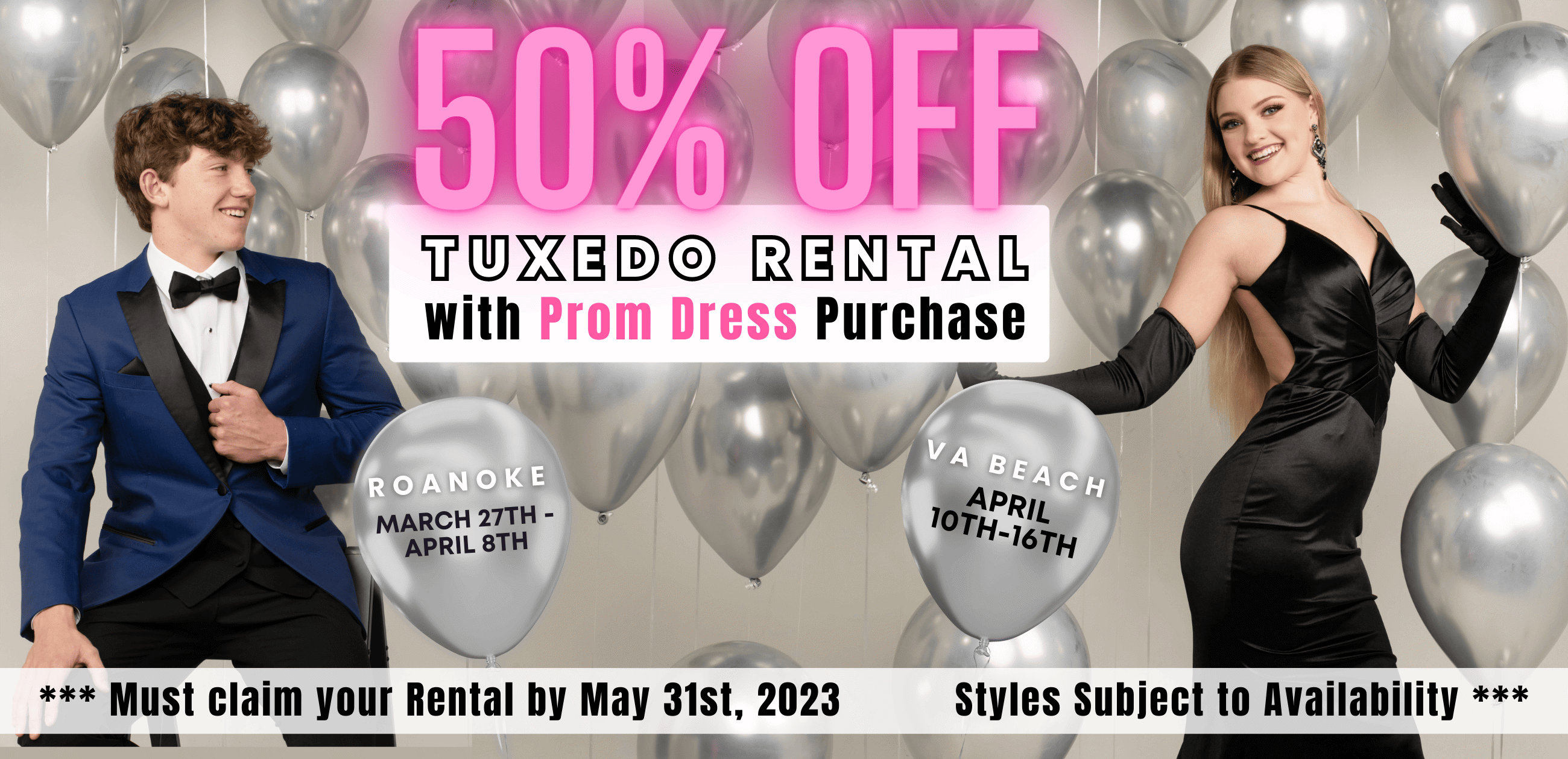Tuxedo Rental Prom Dress Purchase Special